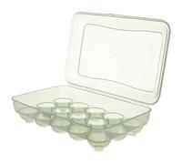 LIFKOME Stackable Fresh Eggs Holder for Refrigerator Egg Storage Container for Kitchen and Fridge Organization
