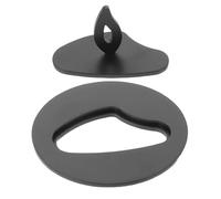 LIFKOME Stainless Steel Candle Extinguishing Lid Black Small Cloud Shape Decorative Tea Light Candle Cover and Dust Protection