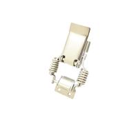 LIFKOME Stainless Steel Duck Beak Hasp Spring Loaded Metal Buckle for Cabinets Toolbox Equipment Lock Durable Multi Purpose Catch for Home Office Studio Hotel