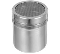 LIFKOME Stainless Steel Fine Mesh Cocoa Powder Shaker with Lid Multi-Functional Sugar and Chocolate Duster Dispenser for Coffee Flour and Seasoning Medium for Baking and Cappuccino