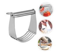 LIFKOME Stainless Steel Pastry Dough Blender with Ergonomic Handle for Baking Heavy Duty Flour Mixer for Uniform Mixing Rust-Resistant Blades for Potatoes Avocados and Ground Beef