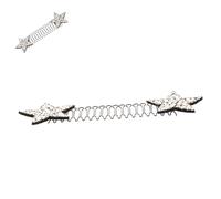 LIFKOME Star Hairclips and Invisible Hair Comb Set White Star Hair Finishing Fixer Clip for Women and Girls No-marks Styling Tool for Bangs and Back Accessory for Makeup and Everyday Use