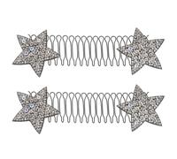 LIFKOME Star Shape Hair Comb Invisible Hair Clips U Shape Fixer for Secure Hairstyle Styling Women Accessories 5.3 Inch