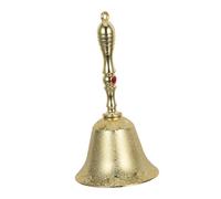 LIFKOME Super Loud Vintage Hand Bell with Handle for Dining Wedding and Christmas Metal Dinner Bell for Service Party Calls Senior Alerts Shopkeeper Notifications Classic Jingle Ornament