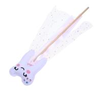 LIFKOME Teeth Fairy Wand with Ribbon Pink Stage Performance Prop for Dress Up Party Creative Play Accessory for Boys and Unique Whimsical Design for Fairy Tale Adventures