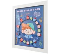 LIFKOME Teeth Storage Box for Born Boy Girl Tooth Fairy Box Photo Frame Keepsake Case for Boys and Girls Keepsake