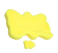 LIFKOME Thickened Anti-Slip Bath Sponge Cushion with Contoured Support for Newborns and Boy Girl Soft Yellow Bath Pad Mat for Comfortable and Safe Shower