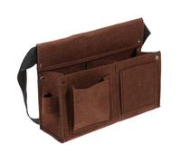 LIFKOME Thickened Large Tool Belt Pouch for Carpenters Adjustable Waistband Construction Tool Bag with Multiple Pockets Wear-Resistant for Renovation and Building Sites