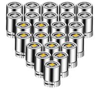 LIFKOME Tiny LED Mini Spot Lights 24pcs Battery Operated, Colorful and Warm, for Educational Projects and DIY Craft Lighting