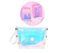 LIFKOME Transparent Coin Purse and USB Cable Organizer Fashion Wallet for Changes Keys and Receipts Lightweight and Durable Square Pouch for Travel and Everyday Use