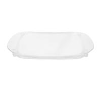 LIFKOME Transparent Tip Tray for Restaurants Scratch-resistant Plastic Coin and Cash Holder Plate for Diners Cafes Bars Service Industry