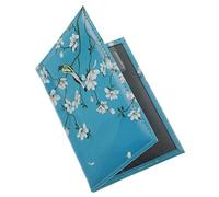 LIFKOME Travel Passport Holder Cover Elastic Strap RFID Blocking Pu Leather Passport Case Ticket Storage Organizer for Adults Lightweight Travel Accessory