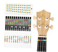 LIFKOME Ukulele Fretboard Note Stickers Color Coded Learning Decals for Beginners Premium Ukulele Fingerboard Stickers for Easy Chord Practice and Music Theory Mastery