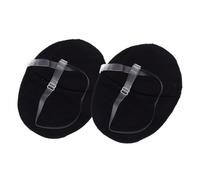 LIFKOME Underarm Sweat Pads 2pcs Washable Sweat Absorbing Pads Black Invisible Guard for Women Anti-perspiration Protection Daily Wear