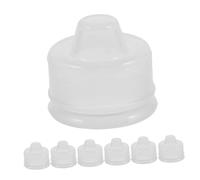 LIFKOME Universal Easy Replacement and Precise White Silicone Pressure Cooker Replacement Valve Seals and Gasket Rings 10pcs Set with 1.8cm Diameter and 2cm Neck for Pressure Pots