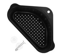 LIFKOME Upgraded Thick Stainless Steel Hanging Sink Basket with Hollow Bottom for Fruit Washing and Kitchen Waste Drainage Practical Reusable Strainer with Rounded Corners for Safe Kitchen