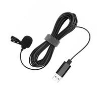 LIFKOME USB Condenser Microphone for Lectures Aluminum Alloy Clip-On Mic with 360-Degree Pickup and Noise Cancellation