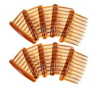 LIFKOME Vintage 24pcs 17 Teeth Plastic Wedding Veil Hair Side Combs with Wave Design, Small Straight Teeth Hair Twist Combs for Brides and Special Occasions