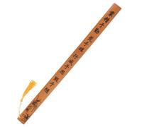 LIFKOME Vintage Bamboo Engraved Ruler with Tassel Thick Bamboo Cane Teaching Stick for Students and Teachers Wear-resistant Straight Household Measuring Tool Portable and Lightweight