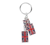 LIFKOME Vintage British Flag Keychain for Car Keys Souvenir from Fashionable Design Keyring