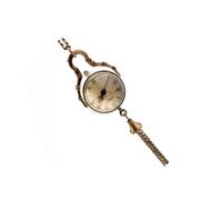 LIFKOME Vintage Movement Waist Hanging Pocket Watch with Bronze Alloy Case and Smooth Glass Retro Elegant Design for Men and Women Accessory