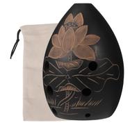 LIFKOME Vintage Portable Ocarina Pottery Music Instrument for Beginners and Pear-shaped Ethnic Flute with Easy to Play and Teaching Tool Random Color