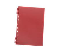 LIFKOME Vintage Red Music Composition Book for Narrow Staff Lines Detachable Loose Leaf Manuscript Paper Notebook for Guitar Beginners Music Training and Practice