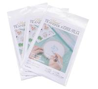 LIFKOME Water Soluble Embroidery Stabilizer Transfer Film for Hand Sewing DIY Canvas Cuttable Dissolvable Paper for Tracing Patterns and Hoop Projects