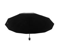 LIFKOME Windproof Black Manual Folding Umbrella with Extra Large Wide Canopy Multi Person Coverage Lightweight Cloth and Iron Frame Suitable for Travel Adventures and Outdoor Events