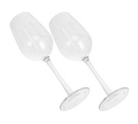 LIFKOME Wine Cups with Unbreakable Party Drinking Shatterproof Floating 2pcs Made of Sturdy Pp Material, Stylish Modern Design Enhance Drinking Experience for Pool Party and Outdoor Use