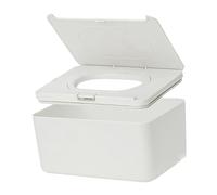 LIFKOME Wipe Dispenser for Bathroom Wipes Container Refillable Tissue Storage Box White Multifunctional Tissue Holder Reusable Travel Dispenser Storage Holder