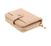 LIFKOME Women Short Wallet Compact Accordion Card Holder Design Grain Style for Organized Storage and Everyday Use