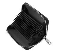 LIFKOME Women Zipper Wallet Compact Card Holder for Credit Cards Id and Change Lightweight Accordion Design for Travel and Daily Use All-