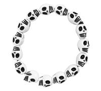 LIFKOME Women's Bracelets Resin Jade Bead Bracelet Unisex Pearl Bracelet Colourful Bracelets for Women Colourful, 18x1.3cm, Resin, No gemstone