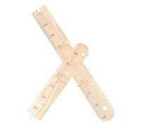 LIFKOME Wooden Growth Chart Ruler for Kids 12.5x35.4cm Wall Hanging Height Measuring Chart with Star Design Children’s Nursery Room Bedroom Decor