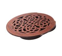 LIFKOME Wooden Guitar Soundhole Cover Acoustic Feedback Blocker Decorative Carved Pattern Resonator Part for Classic and Electric Guitars Reduces Whistling and Noise