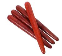 LIFKOME Wooden Massage Stick Set 4pcs for Manual Trigger Point Massage and Pressure Point Relief Smooth Surface Round Acupressure Pens for Arms and Back, for Relaxation While Watching Tv
