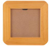 LIFKOME Wooden Picture Frame Square Desktop Photo Display Frame Solid Wood Home Decoration for Graduation Travelling and Parties Protects Precious Photos 4.60 inch