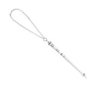 LIFKOME Yad Bible Pointer Tool Metal Finger Pointer for Jewish Reading Silver Plated Chain for Bar Mitzvah and Jewish Ceremonies