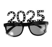 LIFKOME Year Rhinestone Frame Glasses Fun Party Eyewear Eye Catching Performance Props for Graduation Year End Celebrations Lightweight and Compact Design