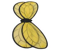 LIFKOME Yellow Bee Costume Wings with Adjustable Straps Soft Cloth Material Easy to Wear for School Play and Pretend Play Accessories