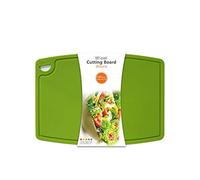 Liflicon Extra Large Thick Silicone Cutting Board 14.6'' x 10.43'' FDA Approved Chopping Board Flexible Nonslip Cutting Mats Dishwasher Safe-Green