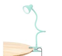 LiFMIRA Clip on Reading Light for Bed 3 Color Modes, 10 Brightness Dimmable, Flexible Gooseneck Clip on Lamp, Eye Care Clip Light for Bed Headboard Desk Home Dorm, Teal