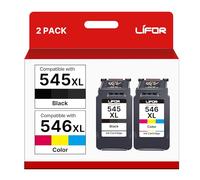 LIFOR 545XL Black 546XL Colour Printer Ink Replacement for Canon 545 546 ink cartridges PG-545 CL-546 XL for Pixma TS3350 TS3355 TS3150 TS3300 TR4550 MG2550S MG3050 TR4500 TS3100 TR4551 TR4650 MX495