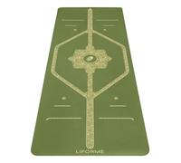 Liforme Printed Yoga Mat - Patented Alignment Design, Ultimate Grip