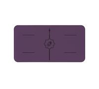 Liforme Yoga Pad - Patented Alignment System, Warrior-like Grip, Non-slip, Eco-friendly and biodegradable, 4.2mm thick pad for knee, elbow and hand support during Yoga (Purple)