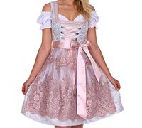 Lifos 0220 Dirndl Germandress 3-Piece Oktoberfest Size 34 to 52, gray, 34