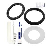 Lift Bell, Basin and Flush Pipe Gasket Kit - 3 Pack Compatible with Geberit Cistern 244.244.00.1 241.868.00.1 362.771.00.1