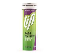 Lift Blueberry Burst Fast Acting Glucose 10 Chews (Pack of 6)