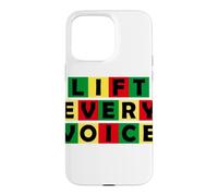 Lift Every Voice Black National Anthem Black Pride History Case for iPhone 15 Pro Max